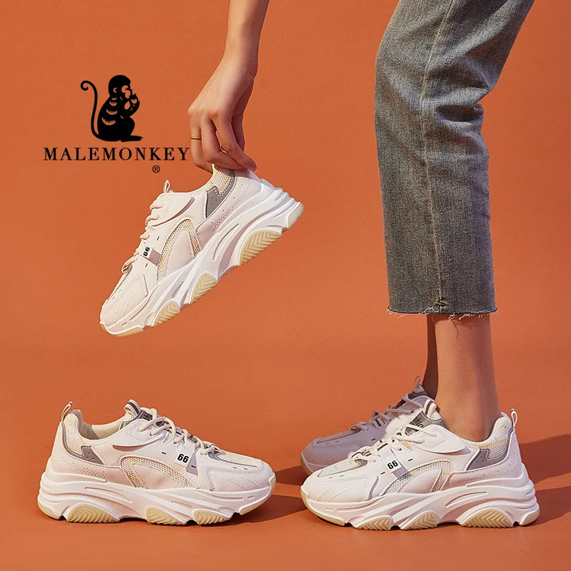 Platform Women Shoes White 2022 Fashion Outdoor Breathable Running Sneakers Casual Lace Up Non Slip Female Shoe Zapatos De Mujer| | - AliExpress