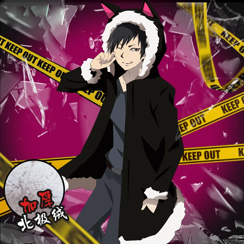 アニメデュラララ 折原臨也コスプレ衣装コート猫耳豪華なジャケットユニセックス冬暖かいオーバークリスマス アニメ コスチューム Aliexpress