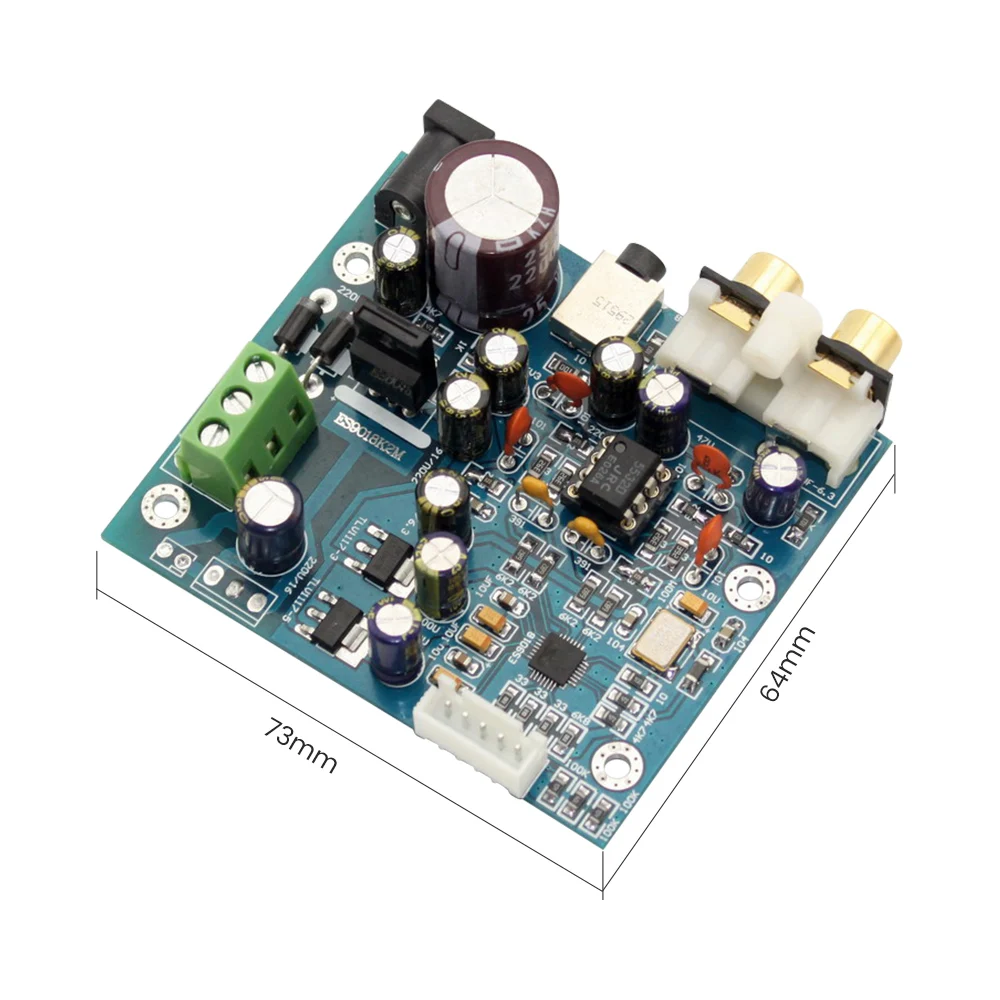 AIYIMA ES9018K2M ES9018 аудио декодер плата DAC ies вход декодирование Op Amp NE5532 DIY динамик домашний кинотеатр