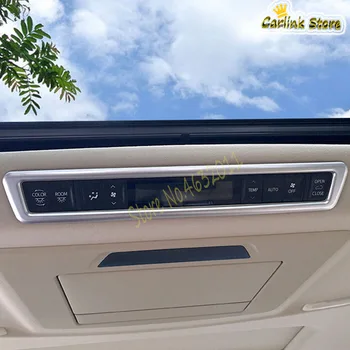 

For TOYOTA Alphard 2016-2018 ABS Matte Car Rear Top Air Conditioner Vent Outlet sticker cover trim Car Styling Accessories 1pcs