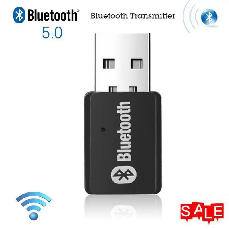 Музыкальный беспроводной передатчик для ПК, аудио, USB, bluetooth передатчик, 5,0, bluetooth адаптер BT5.0 EDR AD2P для динамика, гарнитуры, приемника