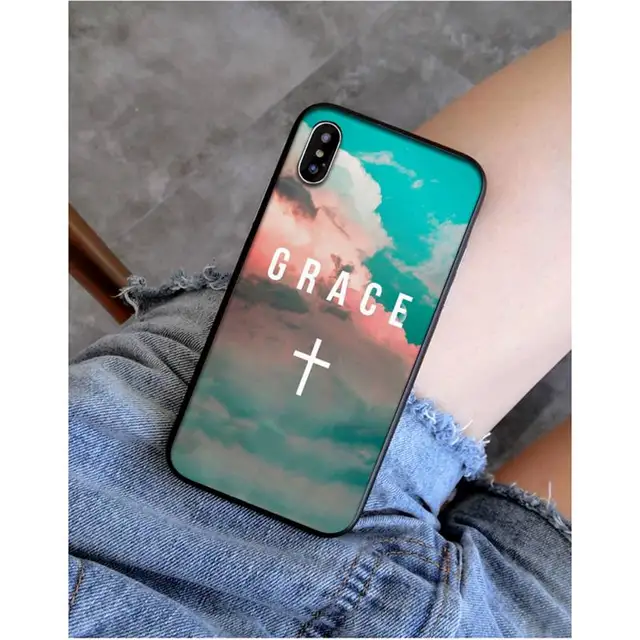 MaiYaCa Cross christian bible quotes verse jesus Customer Phone Case for iPhone 11 pro XS MAX 8 7 6 6S Plus X 5 5S SE XR SE2020 a5