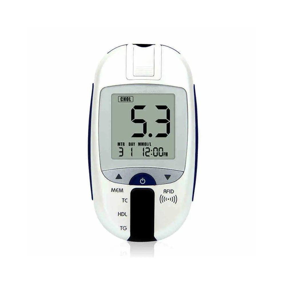 Липидный профиль измеритель холестерина триглицериды глюкозы HDL LDL тест-метр комплект МК