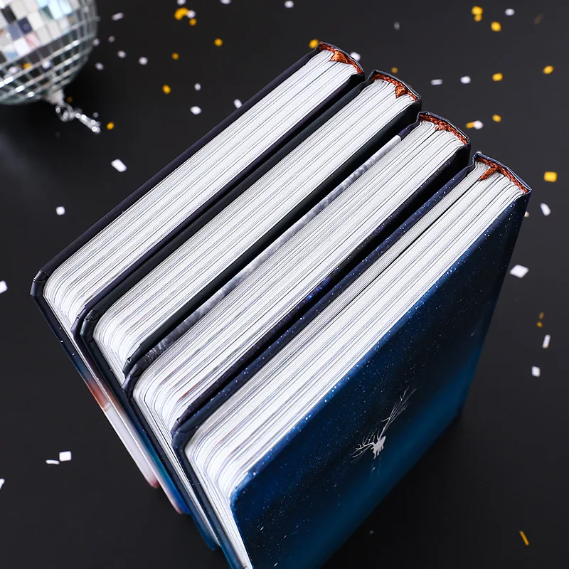 Светящиеся олени Луна Тетрадь Милая записка книжка Дневник день кавайный планировщик журнал канцелярские подарок школьные принадлежности
