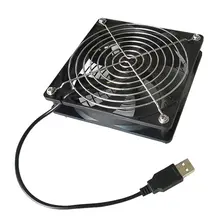 5V USB Router Cooling Fan DIY TV Box Ball Sleeve Cooler With Protective Net Desktop Cooling Fan Router Computer Cooler Fan