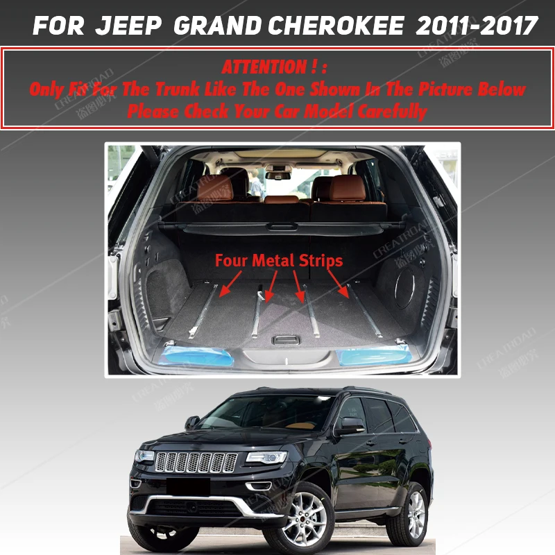 Auto Kofferraumschutz Für Jeep Für Grand Cherokee 2011 2012 2013 2014 2015  2016 2017 2018 2019 2020 Protector Zubehör Kofferraum Cargo Liner Cover Mat  Kofferraum Schutzmatte (Farbe : Coffee2) : : Auto & Motorrad