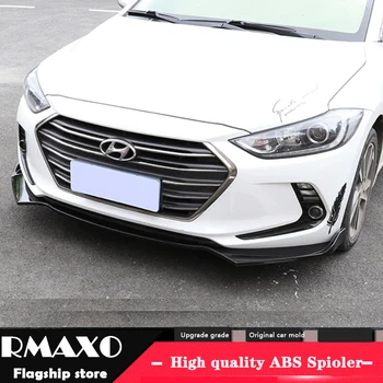 

For Elantra Body kit spoiler 2016-2018 For Hyundai Elantra BK ABS Rear lip rear spoiler front Bumper Diffuser Bumpers Protector