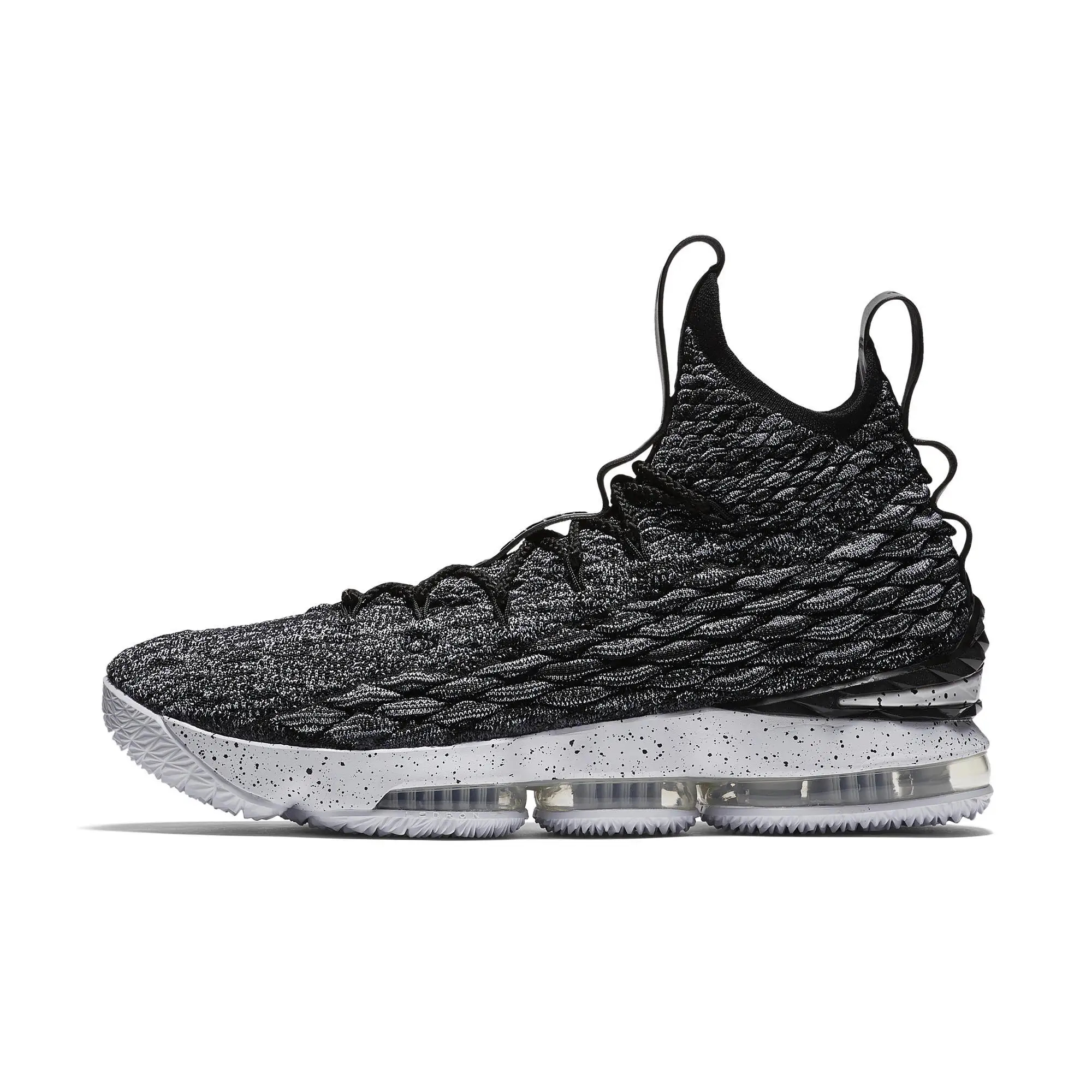 Оригинальные подлинные мужские баскетбольные кроссовки NIKE LEBRON XV EP, спортивные уличные кроссовки, удобные дышащие новое поступление - Цвет: 897649-002