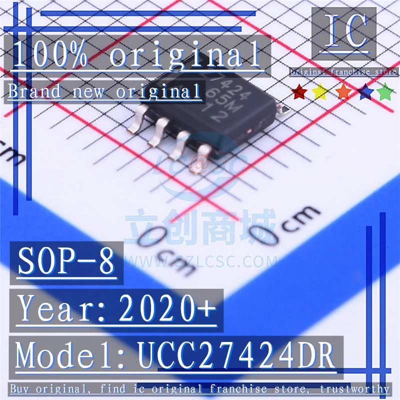 2020 + 100 абсолютно новый оригинальный 5 шт.-50 шт. чип драйвера моста UCC27424DR 27424 SOP-8 |