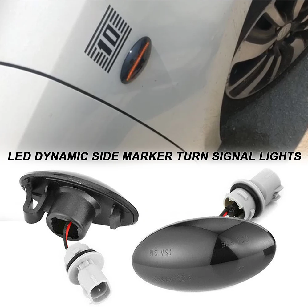 

2Pcs Car Side Marker Turn Signal LED Dynamic Lights For Suzuki XL7 Vtarai SX4 Swift Splash Jimny Ignis Grand Vitara Alto