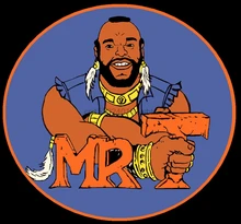 80 sábado de manhã dos desenhos animados clássico mr. t t personalizado qualquer tamanho qualquer cor