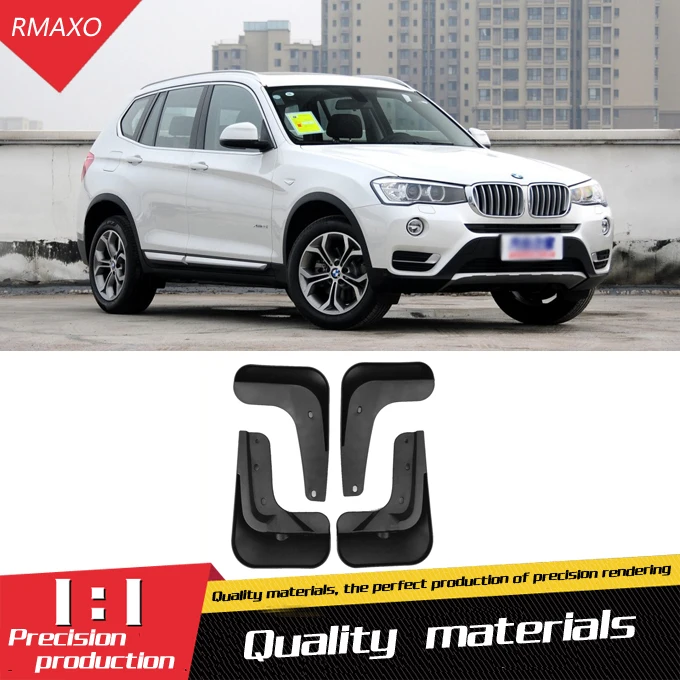 Для BMW X3 2010 2017 Брызговики передние с цветом и задние брызговики крыло брызговиков