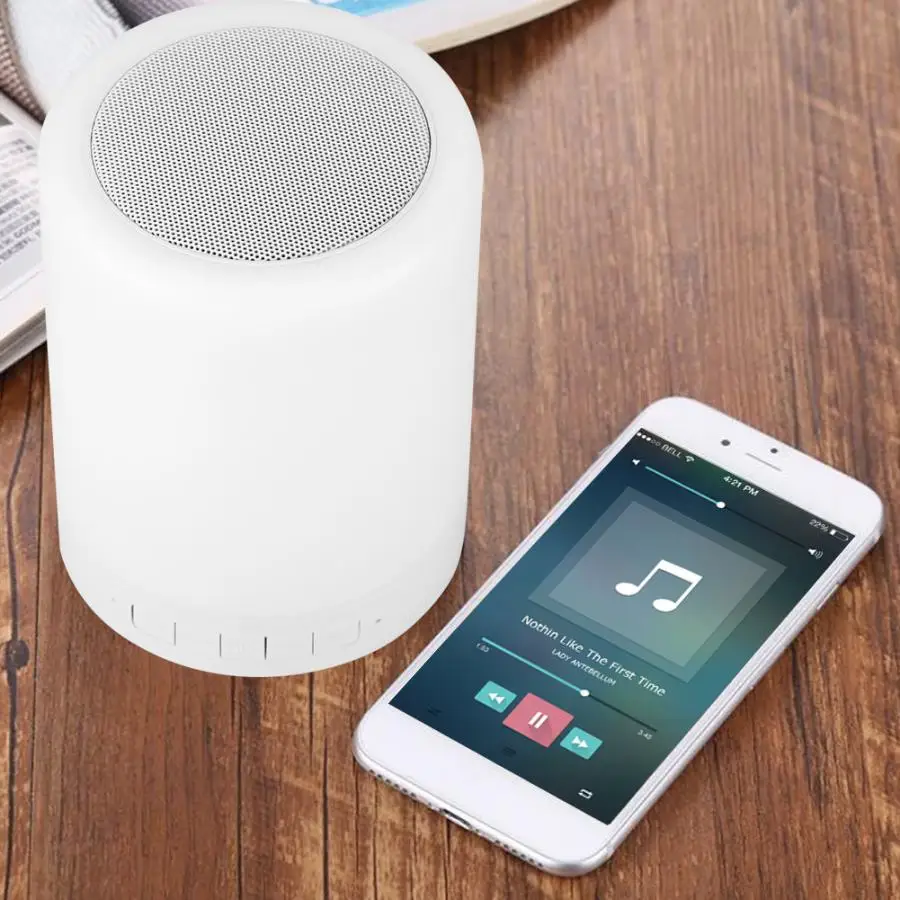 Altavoz bluetooth беспроводной Bluetooth 4,1 динамик светодиодный светильник два в одном динамик с низким искажением модная лампа сабвуфер