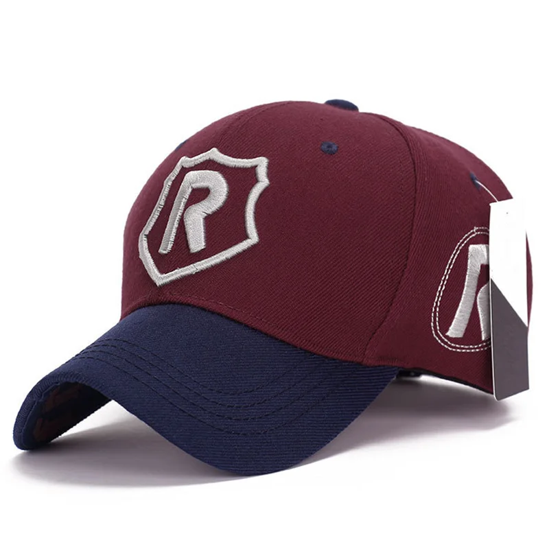 Бейсболка с 3D вышивкой и надписью R модная Регулируемая шапка в стиле хип хоп