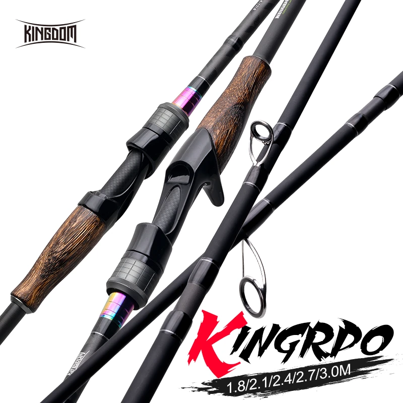 

Kingdom 2019 KING PRO Fishing Rods High Sensitive 2pc Top Or Multi-section Spinning and Casting High Quality Feeder Fishing Rod