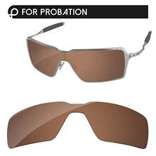 Papaviva медь коричневый поляризованные Сменные линзы для пробации Солнцезащитные очки Рамка UVA и UVB Защита