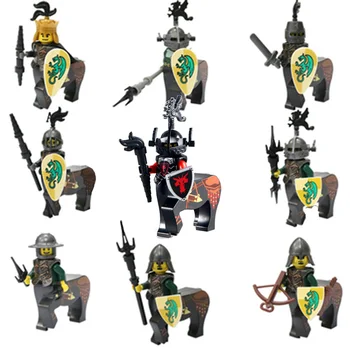 

Building Block Fit lego Centaur Medieval soldier Accessories Ancient rome Cavalry ninjagoed Dragon Knight Middle Ages equipment