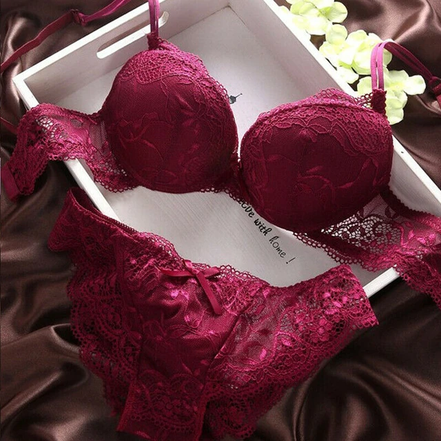 Soft Lace Lingerie Set See Through Underwear Floral Embroidery Lace Sheer  Bra and Panty Set for Women Pink : : Clothing, Shoes & Accessories