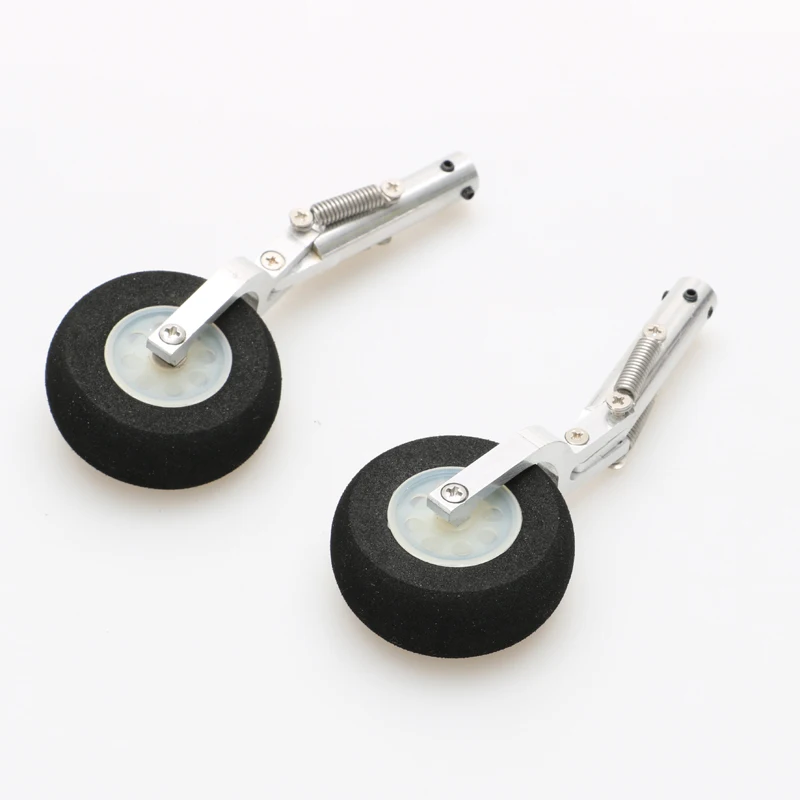 1Pair Metal Kneeling Model Aircraft Landing Gear Shockabsorbing Buffer