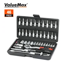 ValueMax Hand Werkzeug Sets Auto Repair Tool Kit Set Mechanische Werkzeuge Box für Home 1/4-zoll Steckschlüssel Set ratsche Schraubendreher Kit