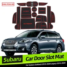 

Anti-Slip Gate Slot Cup Mat For Subaru Outback 2015-2020 Interior Non-Slip Accessories Door Pad Car Styling Stickers