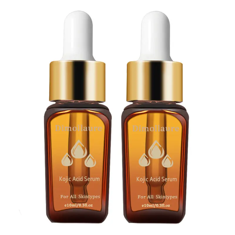 *2pcs Dimollaure Kojic Acid Whitening Serum Hyaluronic Acid Removal