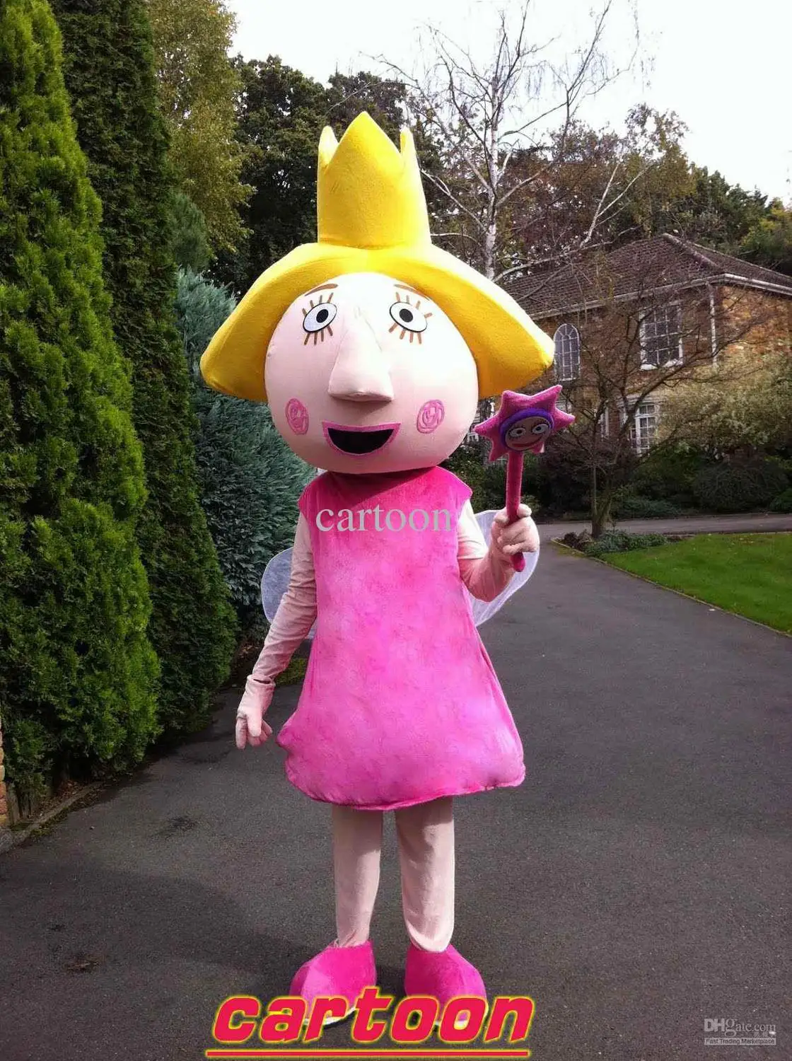 

Professional the Hire PRINCESS Mascot Costume Adult Birthday Party Fancy Dress Halloween Cosplay Outfits Clothing Xmas
