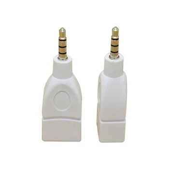 

2019 New Converter Adapter USB 2.0 Female To 3.5mm Male AUX Audio Durable Car Plug Jack