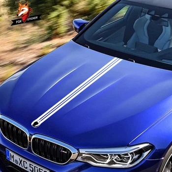 

Hood Stripes Decals Grapphics Vinyl Car Styling Sticker for BMW X2 X3 X4 X5 M3 M4 M5 M6 M7 I3 Series Performance Coupe