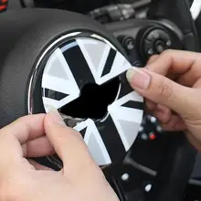 3D наклейка на руль для Mini Cooper F55 F56, наклейка на руль автомобиля, аксессуары для салона автомобиля