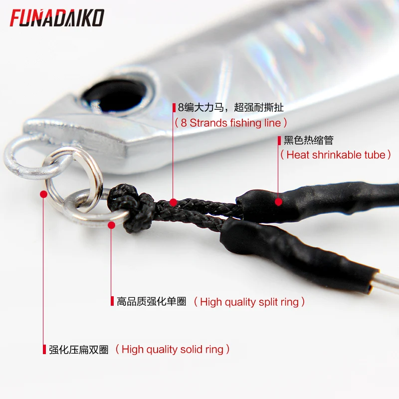 Funadaiko 5pcs Lot Fishing Jig Metal Jig Jigging Lure Slow Jig Fishing Jig Lure Micro Jig g 30g 40g 60g Jig With Assist Hook Fishing Lures Aliexpress