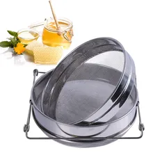 Ситечко для меда двойное сито из нержавеющей стали для пчеловодства оборудование фильтр креативный многоразовый экологичный стойкий окислительный инструмент