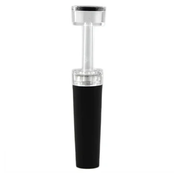 

Home Black Durable Bottle Preserver Silicone Portable Wine Air Pump Plug Tools Sealer Vacuum Stopper