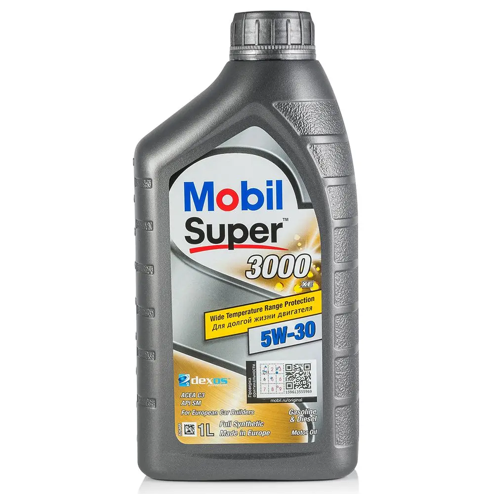 Моторное масло MOBIL SUPER 3000 XE 5W30 1L (152574) | Автомобили и мотоциклы