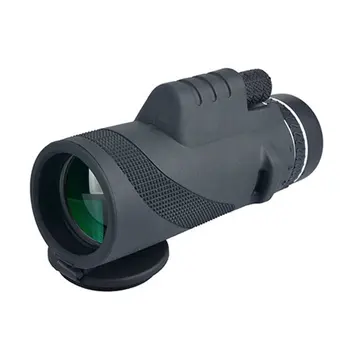 

40x60 Monocular Telescope Dual Focus Optics Zoom Day & Night Waterproof High Power Outdoor Black Adult Telescope