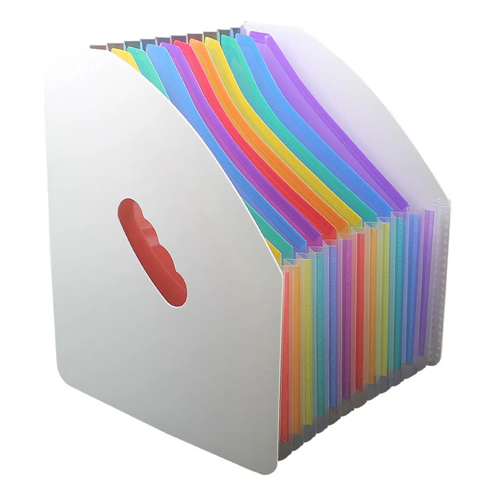  A4 Gifts Document Organiser Protective Student Stationery Expanding Receipt Envelopes Desk Storage 