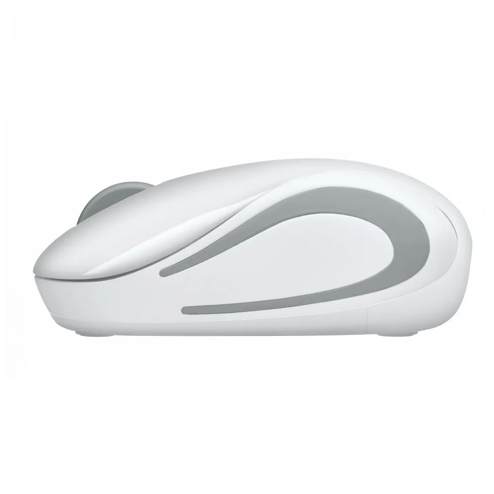 Мышь беспроводная Logitech M187 Mini Mouse, White(белая, оптическая, 1000dpi, 2.4 GHz/USB-ресивер, сверхпортативная