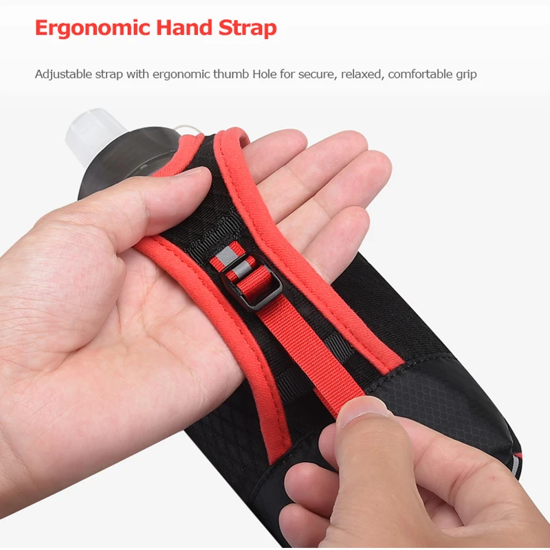 Tanie AONIJIE E961 Handheld Quick Grip Quick Stow Flask bidon torba z uchwytem 6.8 \