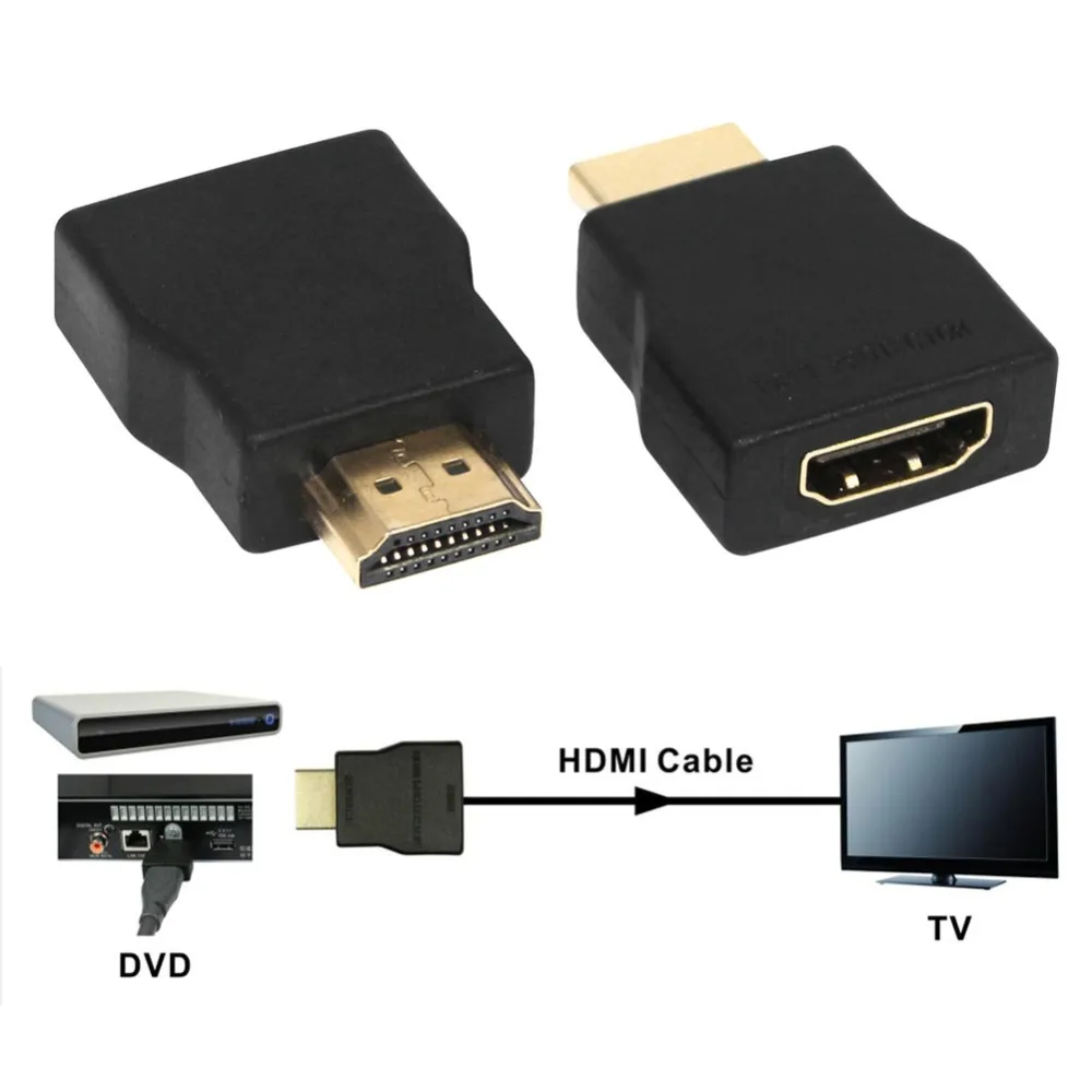 ALLOYSEED мини портативный HDMI сигнал стабилизатор напряжения ESD Защита HDMI мужчин и женщин Защита от перенапряжения разъем адаптера