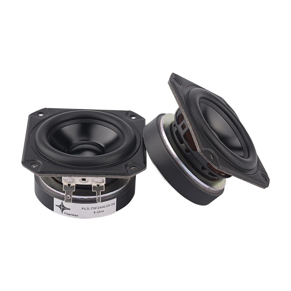 AIYIMA 3 Inch Full Range Speaker Driver 4 Ohm 40W Bookshelf Speaker Loudapeaker Home Theater audio speakers bookshelf speakers 2Pcs
