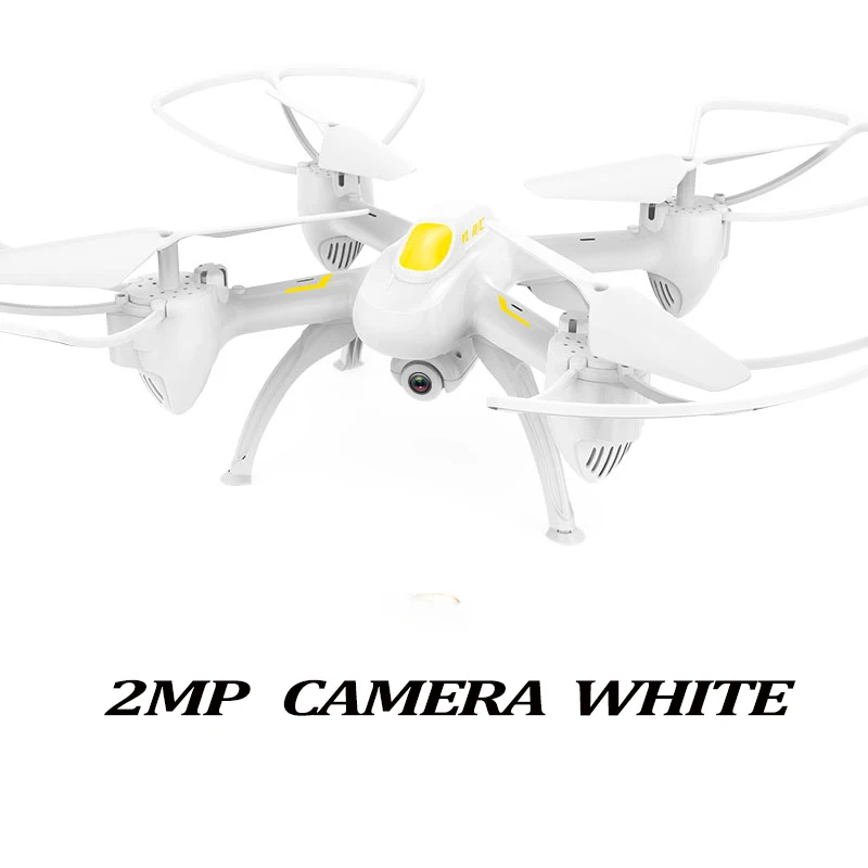 Радиоуправляемый вертолет FPV 2,4 ГГц Дрон с камерой 720p фиксированный пульт дистанционного управления высокого давления 6 осей Rc игрушки rc Квадрокоптер рождественские подарки - Цвет: 2MP  camera white
