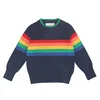 1 -6 year Boys Rainbow Children Sweater Autumn Winter Fashion 2022 Baby Girl Boys Clothing Children Tops Girls Sweater ► Photo 3/6