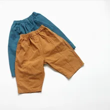 Г. Осенние детские расклешенные брюки на гусеничном ходу han ban 1:1 для изготовления фиолетовых штанов