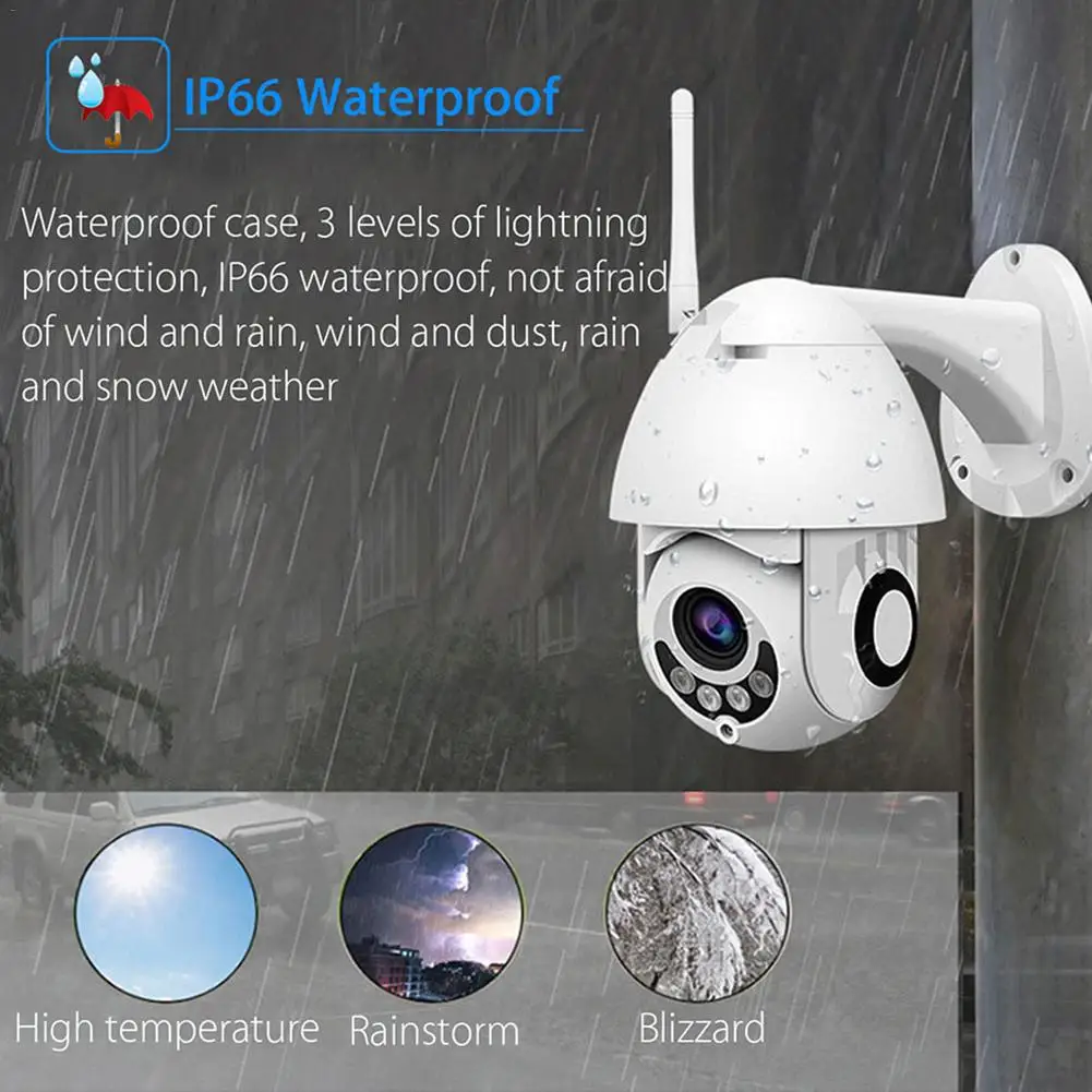 

ICSEE HD WiFi Camera 1080P 2.4G WiFi Surveillance Camera Waterproof Mini Dome IP Cameras with Audio Night Vision Motion Outdoor