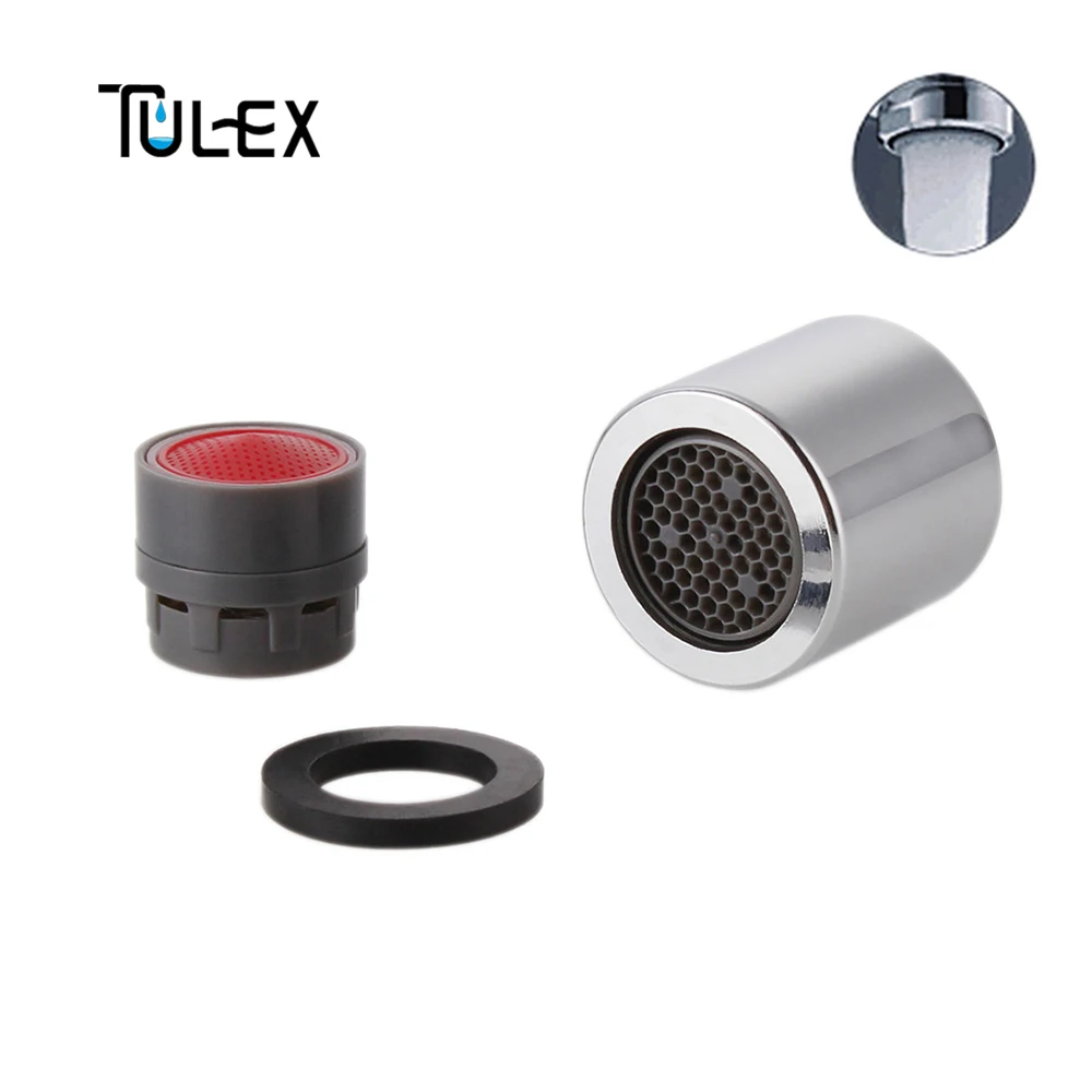 TULEX водосберегающий аэратор для крана 18 мм с внутренней резьбой 4-6л/мин носик пузырьковый фильтр насадка на кран аксессуары для ванной комнаты