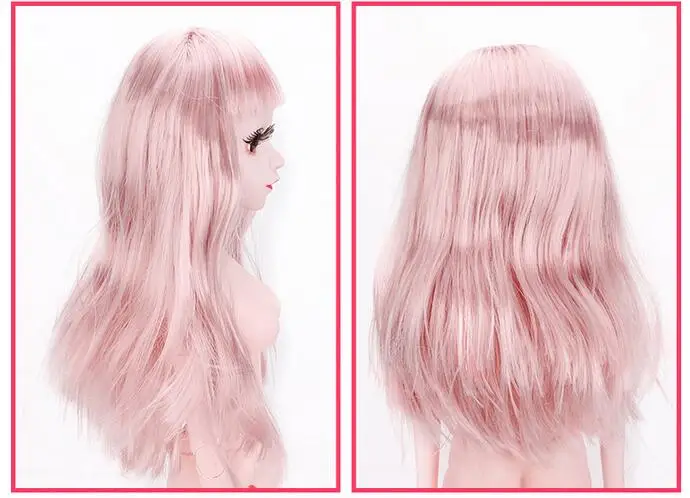 BJD голова для 60 см BJD кукла 17 совместный подвижный игрушки с 3D глазами DIY голый голова кукла без тела BJD Куклы Игрушки для девочек AT42