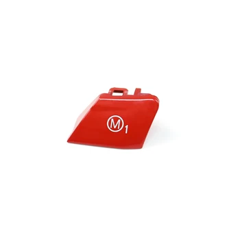 

Red Car button cover Tool Parts 2pcs Auto For BMW M3 M4 F80 Interior Trim