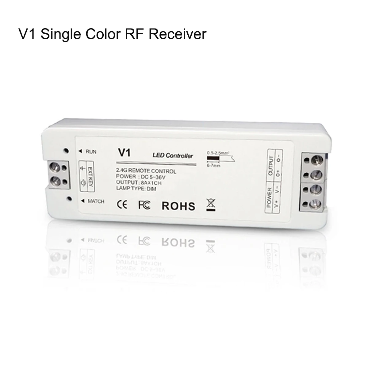 Светодиодный диммер 12 В RF Диммер Беспроводной пульт дистанционного DC5-36V CV постоянное напряжение приемник Led 5050 3528 Светодиодные полосы затемнения V1+ R11