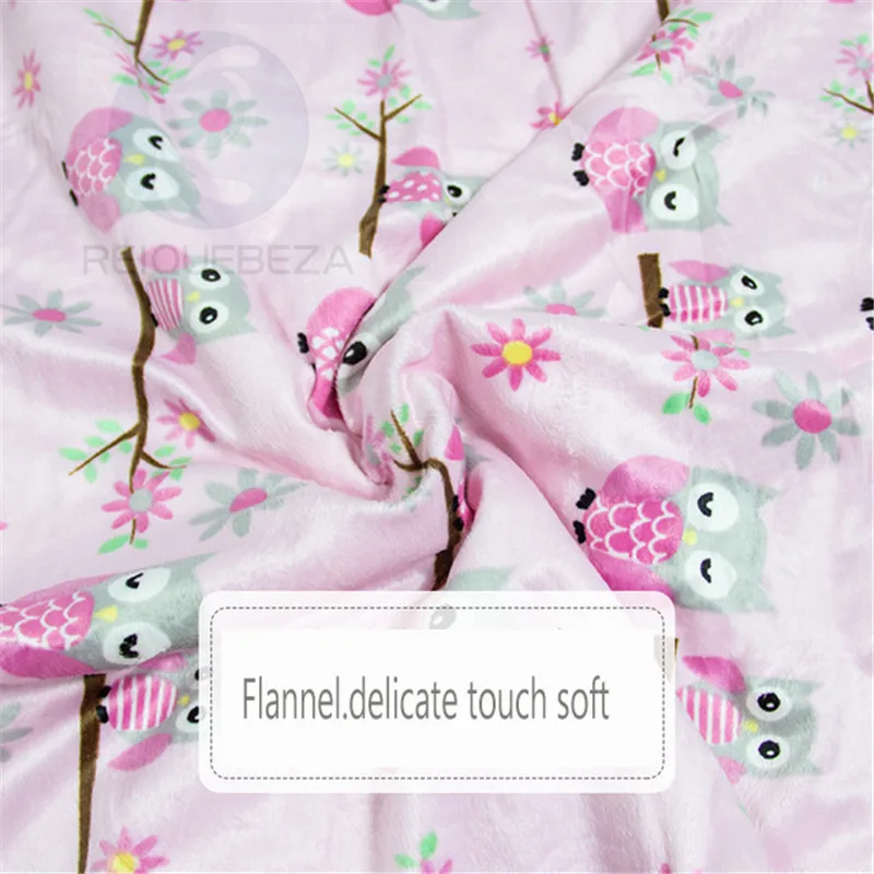 Теплое детское одеяло, уплотненное Двухслойное Коралловое Флисовое одеяло с мультяшным рисунком для новорожденных, мягкое теплое детское постельное белье, одеяло s