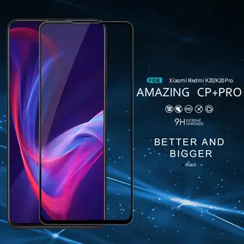 熱曲げ湾曲したフルカバレッジ Huawei 社 P30 強化ガラス Nillkin XD CP + スクリーンプロテクター保護電話フィルム